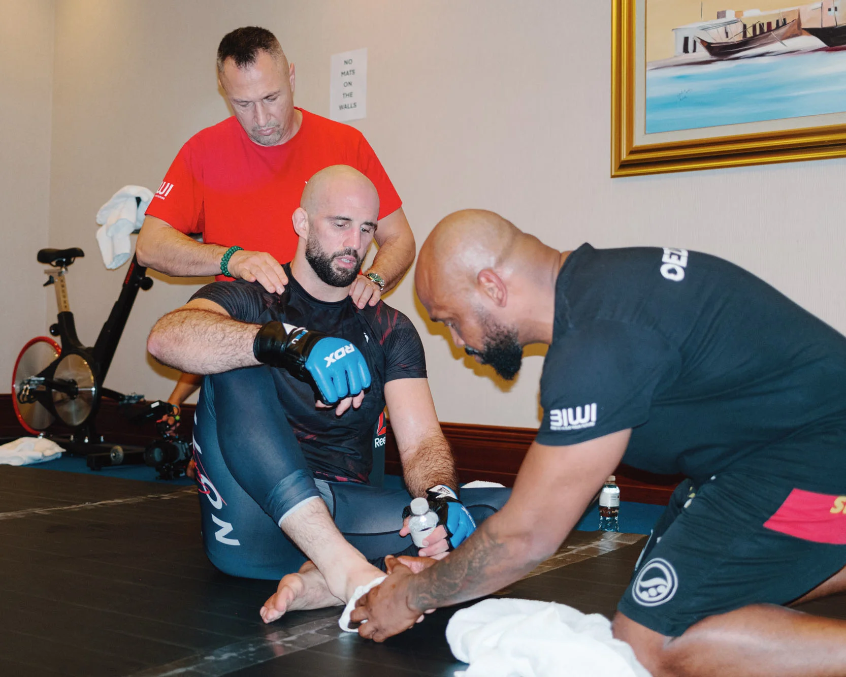 Manifestants groenlandais lors de la manifestation
