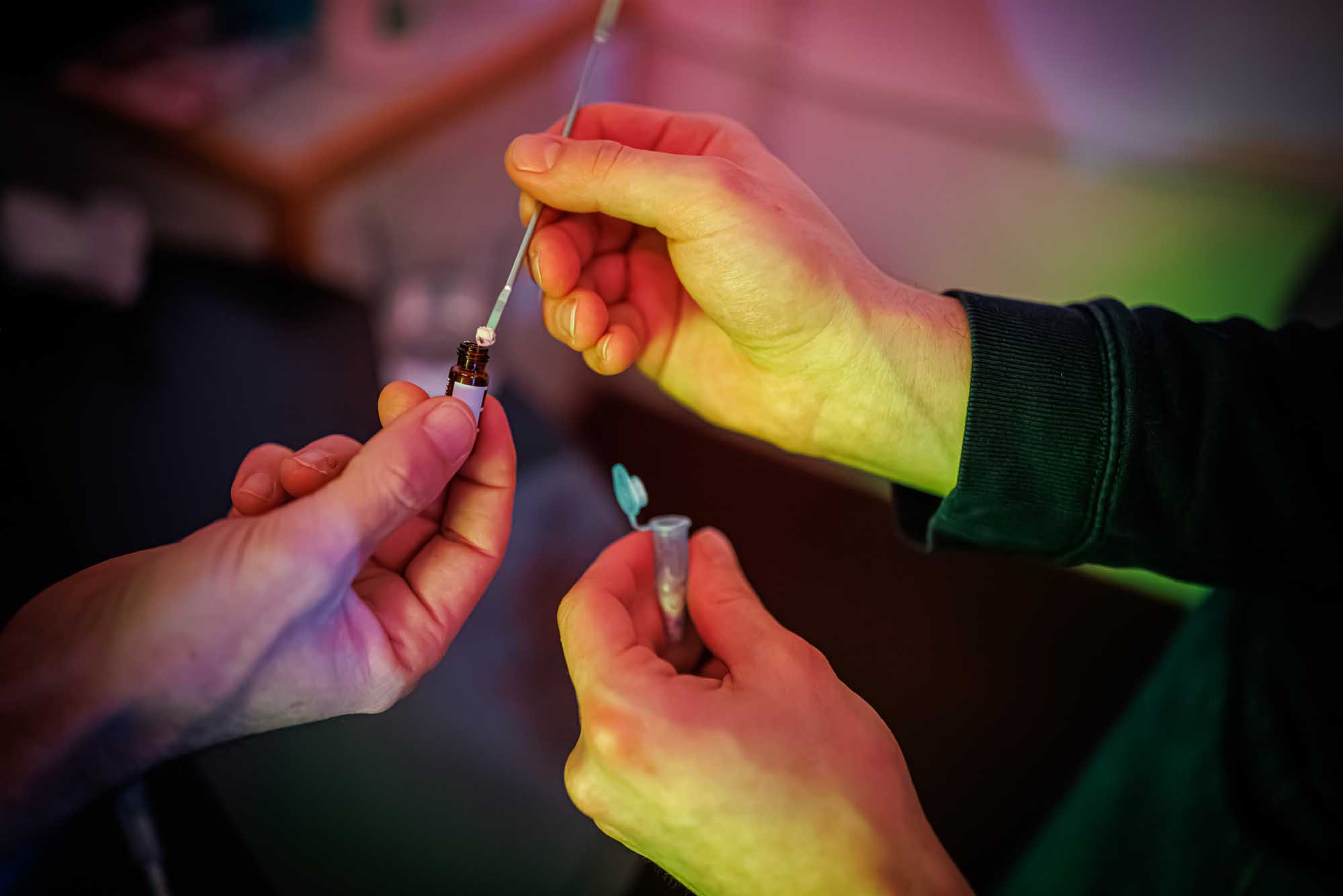 Les échantillons de drogue sont numérotés