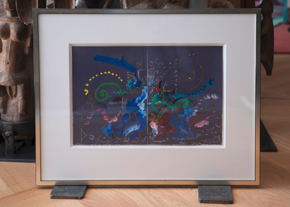Ted Scapa besitzt das letzte Werk seines Freundes Jean Tinguely aus dem Jahr 1991.